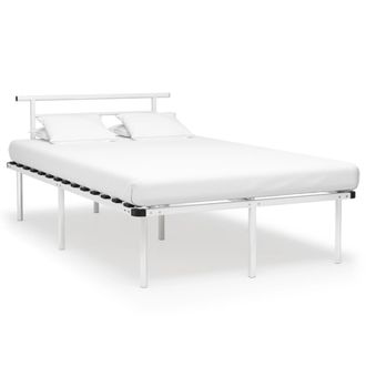vidaXL Giroletto Bianco In Metallo 120x200 Cm - Vidaxl