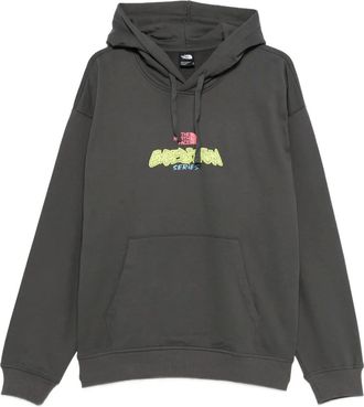 The North Face Felpa con stampa e cappuccio - Grigio