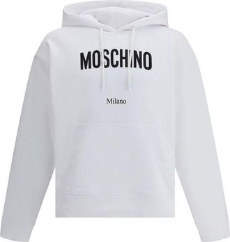 Moschino Logoed Mens Hoodie