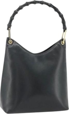 Gucci Pre-owned Handbags, female, Black, Size: ONE SIZE Pre-owned Vintage Shoulder Bag