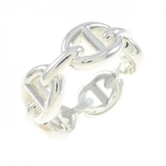 Herm&egrave;s Silver 925 Band Ring (Pre-Owned)