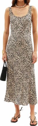 Rixo Bondi Dress In Sun Leo Tan