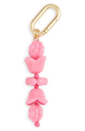 Clare Vivier Le Jardin Key Fob in Peony at Nordstrom