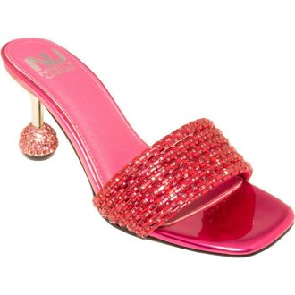 Ninety Union Sassy Crystal Slide Sandal in Fuchsia at Nordstrom Rack, Size 5