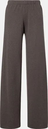 Lisa Yang Aina cotton and cashmere wide-leg pants