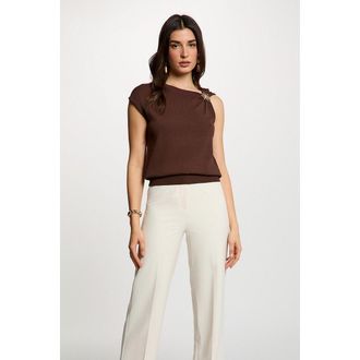 Morgan Asymmetrische top, mouwloos