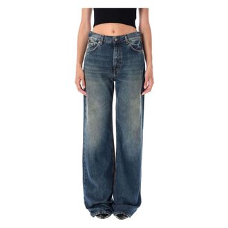 Haikure Dames, Jeans, Blauw, Maat: W28 Katoen