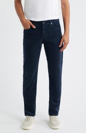 AG - Adriano Goldschmied Everett Straight Leg Corduroy Pants in Midnight Chateau at Nordstrom Rack, Size 29 X 34