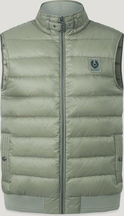Belstaff Circuit Gilet Mens Down Filled Nylon Lichen Size 34