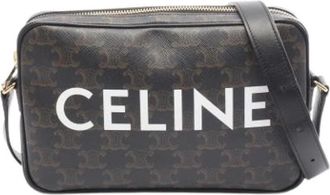 Celine Pre-owned Messenger Bag - Dames - Vintage Schoudertas - Zwart - ONE Size - Leer - Vintage