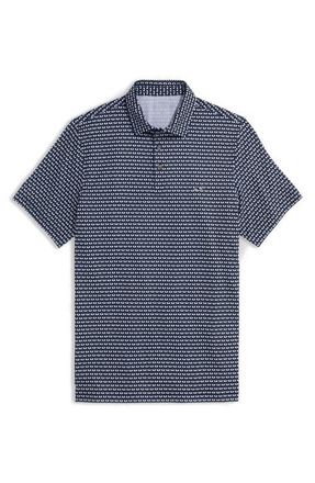 Vineyard Vines Nautical Print Sankaty Polo in Pickle Nautical Navy at Nordstrom, Size Xx-Large