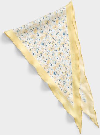 Lauren Ralph Lauren Womens Pastel flower diamond scarf