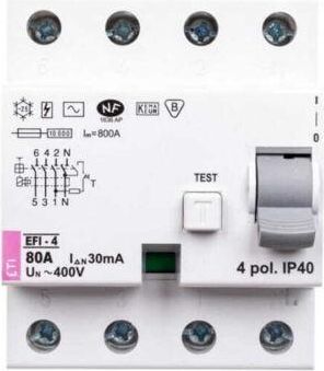 OEM Disyuntor Diferencial 4p 80a 003a Tipo Ac Efi4 02062145