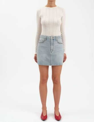 Daze Stash High Rise Mini Skirt In Lets Dance