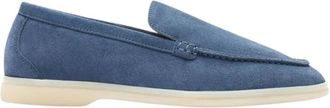 Scarosso Ludovica Loafers - Dames - Loafers - Blauw - 38 EU - Leer - Schoenen