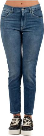 Dondup Slim-fit Jeans - Dames - Slim Fit Jeans - Blauw - W26 - Katoen - Jeans