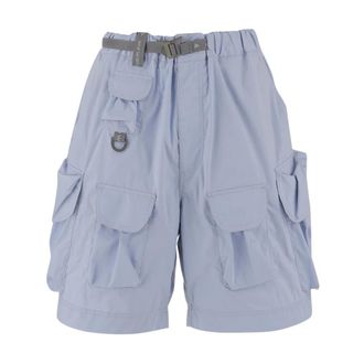 And Wander Casual Shorts, male, Blue, Size: M Nylon Shorts