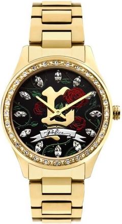 Police Pahia Horloge - Dames - Horloges - Geel - ONE Size - Accessoires