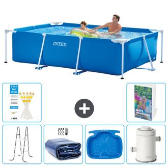 Intex Piscina Con Estructura Rectangular - 260x160x65 Cm - 7-piezas S144