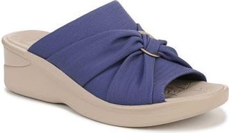 Life Stride Serenade Slide Sandal in Blue at Nordstrom, Size 6.5