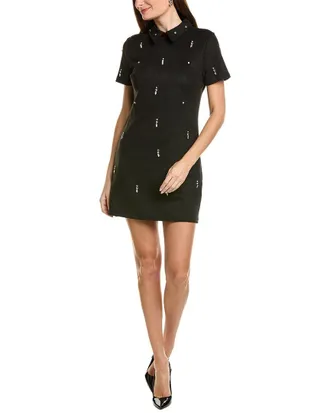 Ellen Tracy Faux Suede Dress