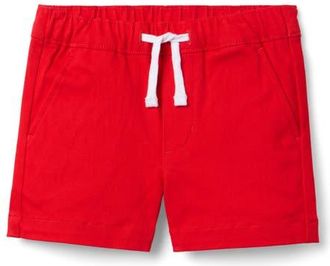 Janie and Jack Pull On Twill Short in Red at Nordstrom, Size 18-24M