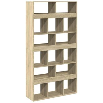 Berkfield Home Bookcase Sonoma Oak 100x33x187.5 cm Engineered Wood in Light Oak