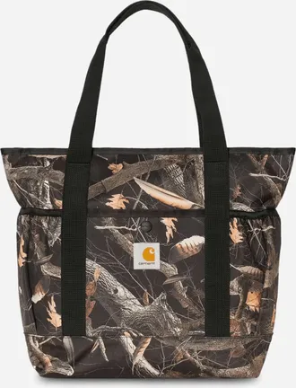 Carhartt Work in Progress Clapton Tote Bag Camo Feather Tree / Black