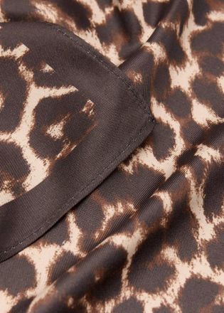Mango Foulard animal print marrone - Donna - Taglia unica - MANGO