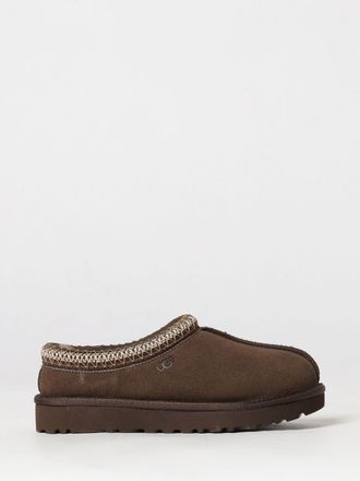 UGG Tasman II Suede Sabot Mules with Wool Interior