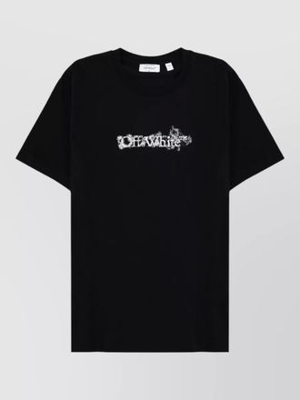 Off-white cotton logo-print t-shirt