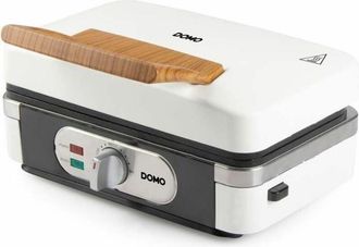 Domo Appareil 3-en-1 - Domo - Do9277c - Croque - Gaufre - Gril - 1100 W - Blanc