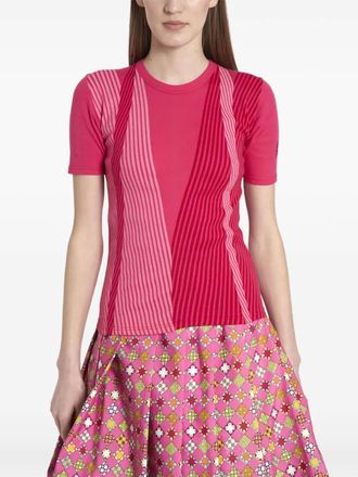 Roberta Di Camerino T-shirt a maniche corte anni 70 - Rosa