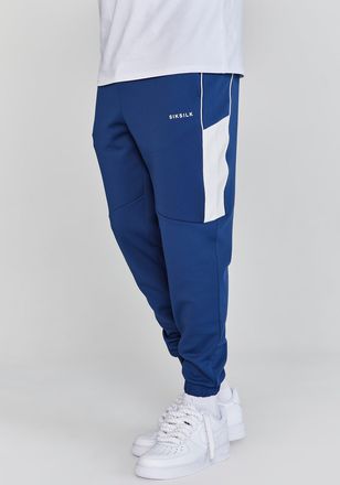 Siksilk Joggers de ajuste muscle azul marino para hombre SikSilk XL