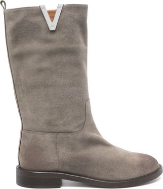 Via Roma 15 Suède laarzen - Bruin