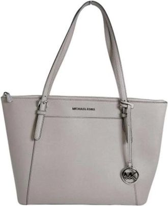 Michael Kors Pre-owned Tote Bags, female, Gray, Size: ONE SIZE Pre-owned Leather handbags