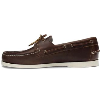 Sebago Sailor Shoes, female, Brown, Size: 7 1/2 US Docksides Portland Waxed