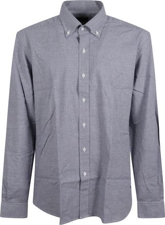 Fay Casual Shirt - Heren - Casual Overhemden - Blauw - 2XL - Overhemden