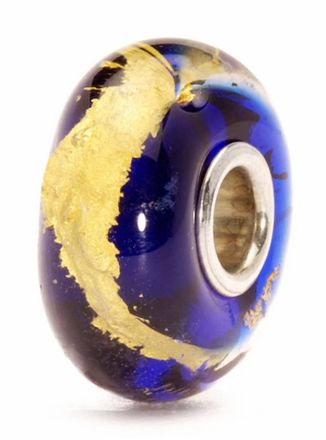 Trollbeads Womens Throat Chakra Glass Bead Charm In Blue