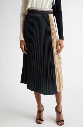 Reiss Iris Pleat Maxi Skirt in Black at Nordstrom Rack, Size 8 Us / 12 Uk