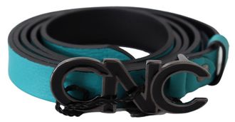 Costume National Leather Logo Buckle Womens Belt