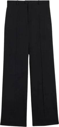Jil Sander Pantaloni in Lana Canvas - - Trousers - Uomo - Nero - M