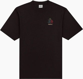 Parlez Clothing Mens Parlez Corpora Black T-Shirt - Size: 40