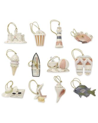 Lenox Summer 12pc Christmas Ornament Set