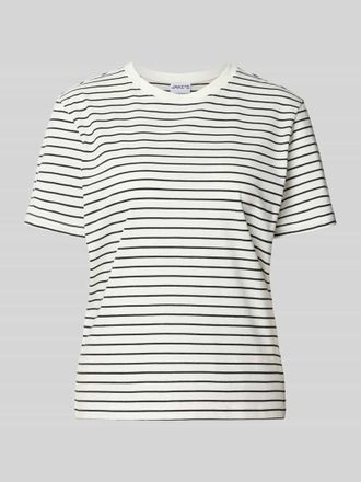 Jake*s Casual Regular Fit T-Shirt aus reiner Baumwolle in Offwhite, Gr&ouml;&szlig;e XXL