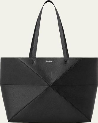 Loewe Puzzle Fold Tote Bag in Leather
