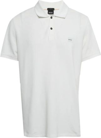 BOSS Polo slim in piqué - Bianco