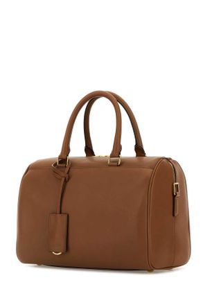 Saint Laurent Womens Caramel Leather Handbag Brick Borse A Mano Bag