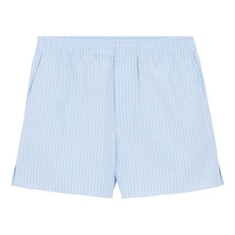 Ami Short Shorts, female, Blue, Size: M Cotton Elasticated Shorts
