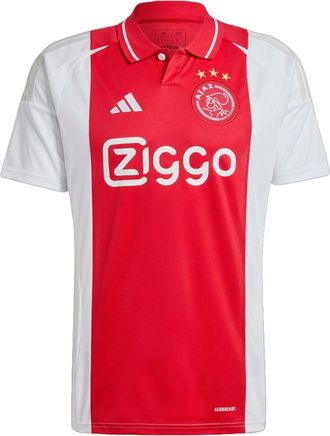 adidas Ajax Amsterdam 24/25 Home Football Jersey Asia Sizing White Red IT6168